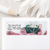 Hot Chocolate gepersonaliseerde Adresetiketten Etiket (Insitu)