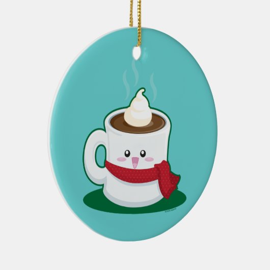 Hot Chocolate Keramisch Ornament (Rechts)