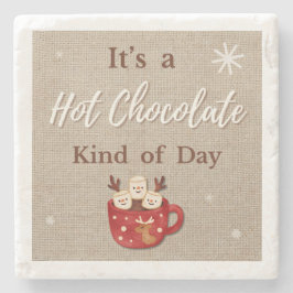 Hot Chocolate Kind of Day Coaster Stenen Onderzetter