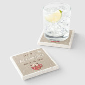 Hot Chocolate Kind of Day Coaster Stenen Onderzetter (Zijkant)