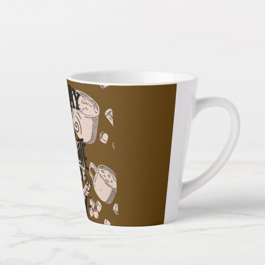 Hot Chocolate Kind of Day Latte Mok (Rechts)