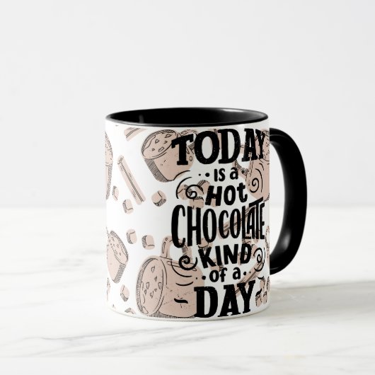 Hot Chocolate Kind of Day Mok (Voorkant rechts)
