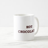 HOT CHOCOLATE? mok voor dachshund-koffie (Voorkant rechts)