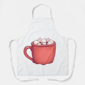 Hot Chocolate Mug Apron  Schort (Voorkant)