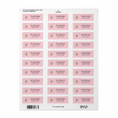 Hot Chocolate Painting Roze Etiket (Full Sheet)