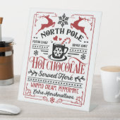 Hot Chocolate Party-station Reclamebord Met Voetstuk (Insitu)