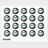 Hot Chocolate Ronde Sticker (Vel)