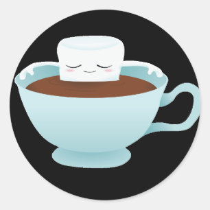Hot Chocolate Ronde Sticker
