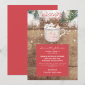 Hot Chocolate Rustic Baby Het is koude buitenkant Kaart (Voorkant / Achterkant)