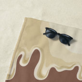 Hot-Chocolate-schijfcrème Strandlaken (In situ)