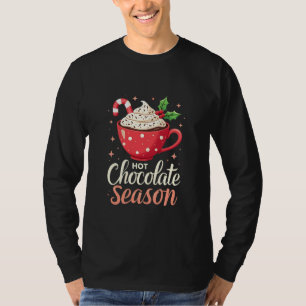 Hot Chocolate Seizoen Kerstliefhebbers T-shirt