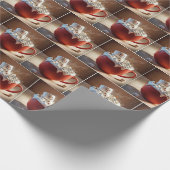 Hot Chocolate Snowman Cadeaupapier (Hoek)