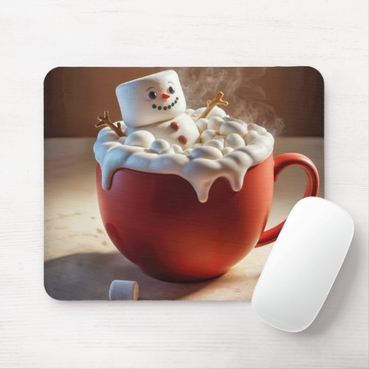 Hot Chocolate Snowman Muismat (Met muis)