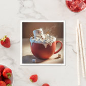 Hot Chocolate Snowman Servet (Insitu)
