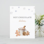 Hot Chocolate Station Party Teken (Staand voorkant)