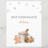 Hot Chocolate Station Party Teken (Voorkant)