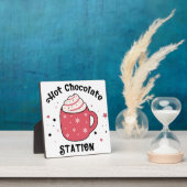 Hot Chocolate Station Retro Vibes teken Fotoplaat (Insitu)
