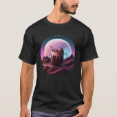 Hot Chocolate Synthwave 80s Retrowave Aesthetic T-shirt (Voorkant)