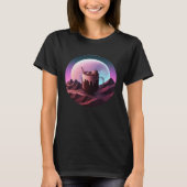 Hot Chocolate Synthwave 80s Retrowave Aesthetic T-shirt (Voorkant)