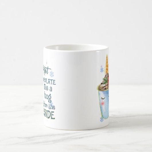 Hot Chocolate Unicorn | Gezellige eenhoorn winter Koffiemok (Center)