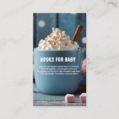 Hot Chocolate w / slagroom Gezellig Baby shower Informatiekaartje (Voorkant)