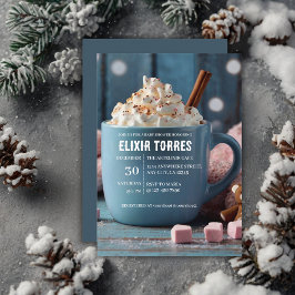 Hot Chocolate w / slagroom Gezellig Baby shower Kaart