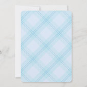 Hot Chocolate Winter Baby shower Boy Baby Kaart (Achterkant)