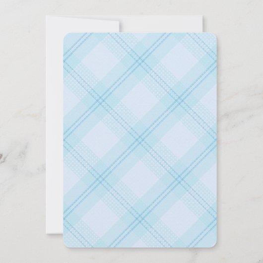 Hot Chocolate Winter Baby shower Boy Baby Kaart (Achterkant)