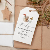 Hot Chocolate Winter Baby shower dank u Cadeaulabel