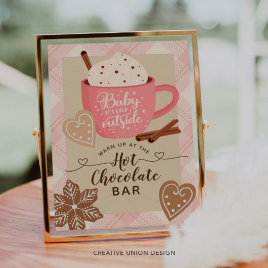Hot Chocolate Winter Baby shower Meisje Cacaobar