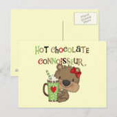 Hot ChocolateConoisseur Girl-Beer Briefkaart (Voorkant / Achterkant)