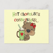 Hot ChocolateConoisseur Girl-Beer Briefkaart (Voorkant)