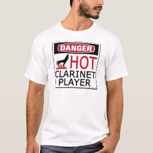 Hot Clarinet Player T-shirt