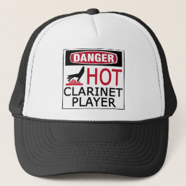 Hot Clarinet Player Trucker Pet