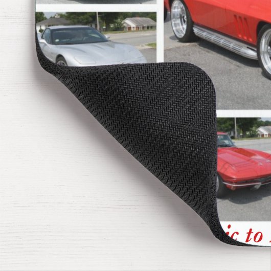 Hot Classic naar Modern Corvettes Muismat 2 (Hoek)