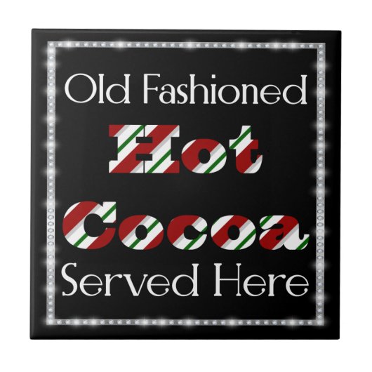 Hot-coa hier tegeltje (Voorkant)