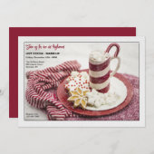 Hot-coa Warmup-uitnodiging Kaart (Voorkant / Achterkant)