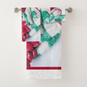 Hot-coacacaoplannen en snoeprietkerstmis bad handdoek (Insitu)