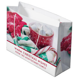 Hot-coacacaoplannen en snoeprietkerstmis groot cadeauzakje