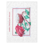 Hot-coacacaoplannen en snoeprietkerstmis tafelkleed (Voorkant)