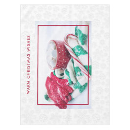 Hot-coacacaoplannen en snoeprietkerstmis tafelkleed