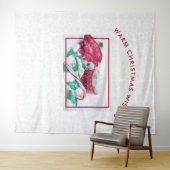 Hot-coacacaoplannen en snoeprietkerstmis wandkleed (In Situ (horizontaal))