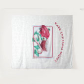 Hot-coacacaoplannen en snoeprietkerstmis wandkleed (Voorkant (horizontaal))