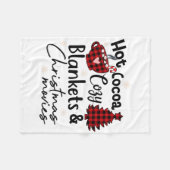 Hot Cocaca Cozy Blankets Buffalo Fleece Deken (Voorkant (Horizontaal))