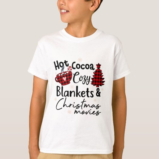 Hot Cocaca Cozy Blankets Buffalo T-shirt (Voorkant)