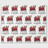 Hot Cocaca Cozy Blankets Kerstfilms Cute Cadeaupapier (Vlak)
