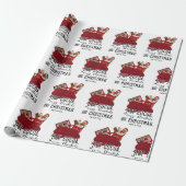 Hot Cocaca Cozy Blankets Kerstfilms Cute Cadeaupapier (Uitgerold)