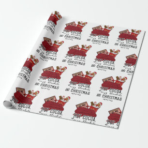 Hot Cocaca Cozy Blankets Kerstfilms Cute Cadeaupapier