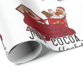 Hot Cocaca Cozy Blankets Kerstfilms Cute Cadeaupapier (Rol Hoek)