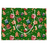 Hot Cocaca Gingerbrood Cookies Rustige kerst Groot Cadeauzakje (Achterkant)